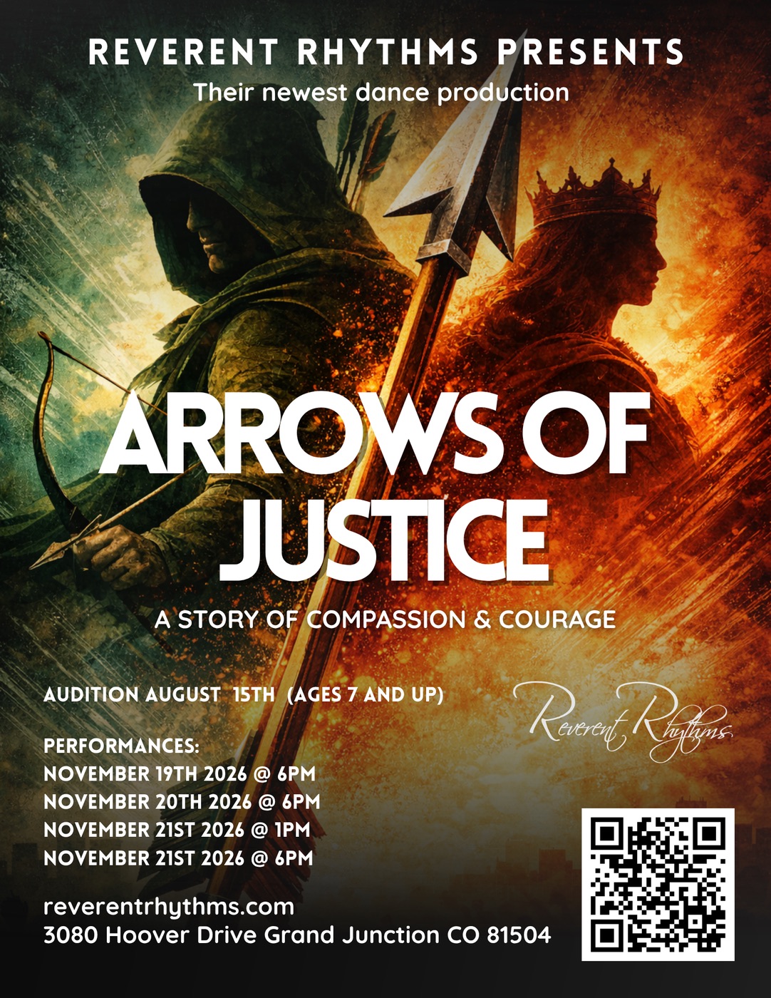 Arrows of Justice production poster